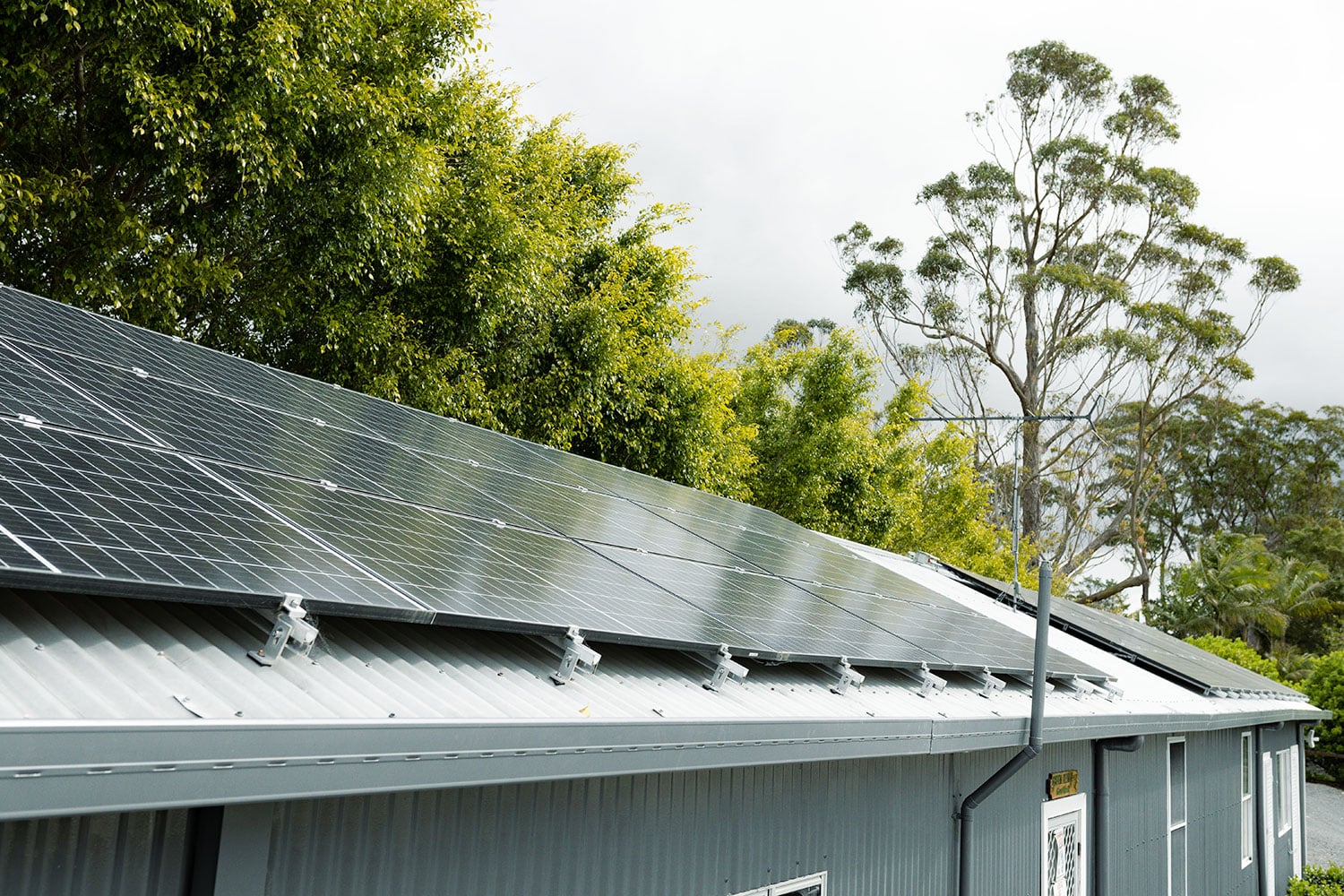 Solar Panels Powering Green Design Offices