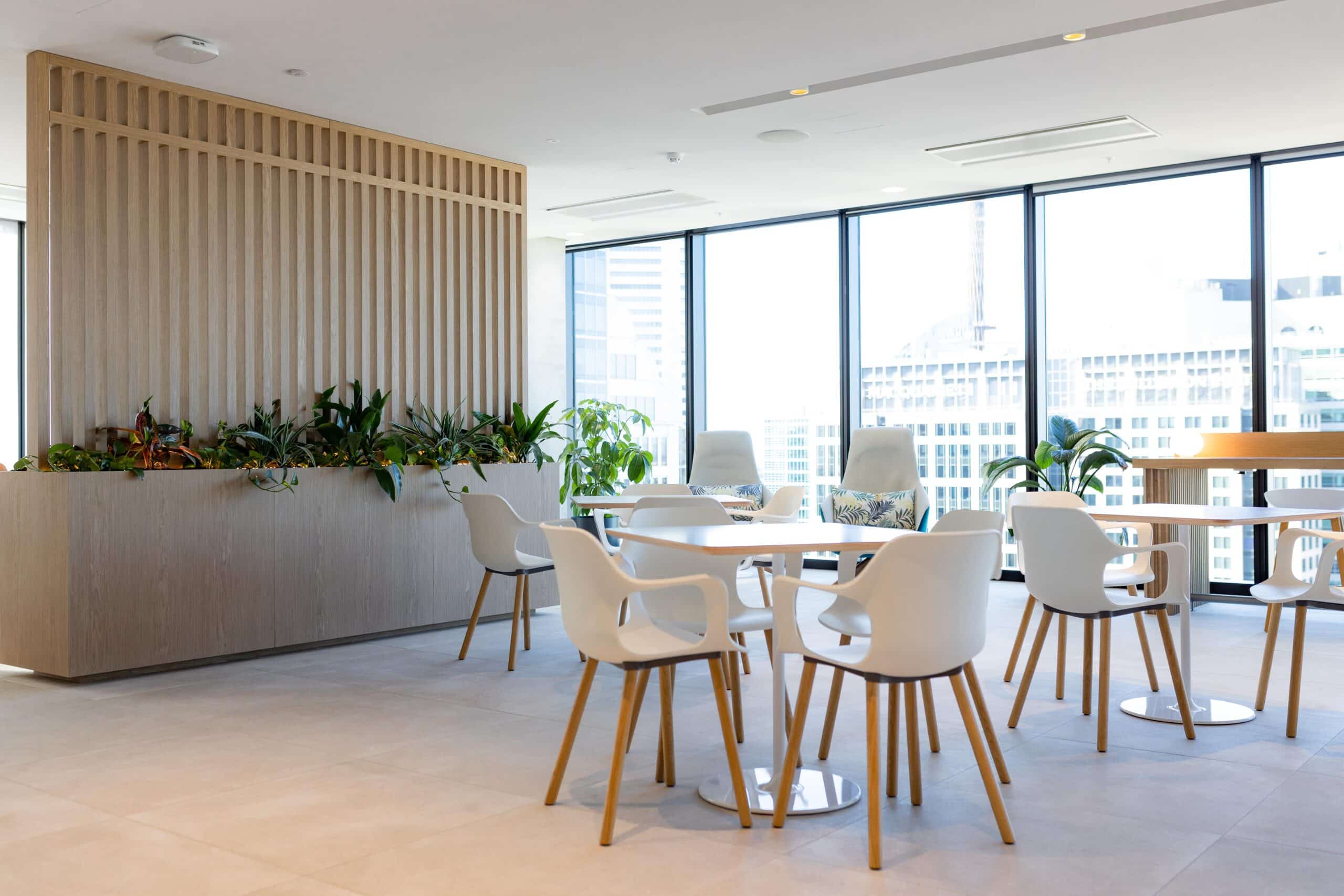Clifford Chance Dining Area Joinery
