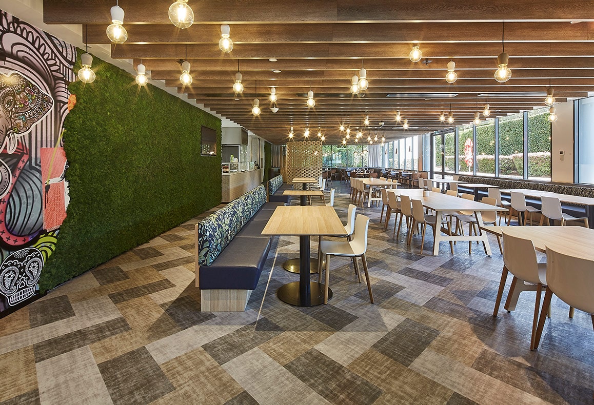 Moss Wall Installation at Oracle