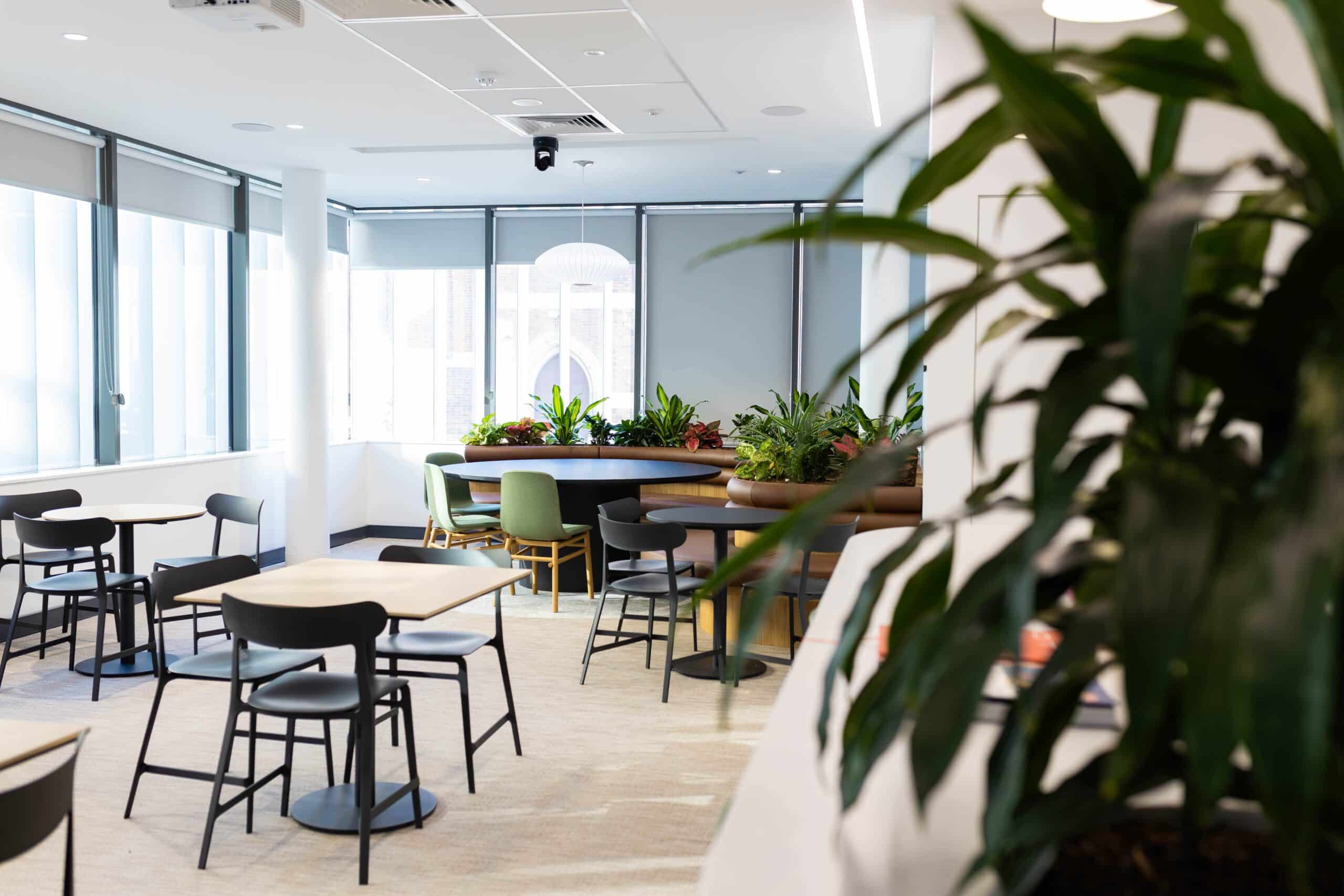 Joinery Planting in a Dining Area