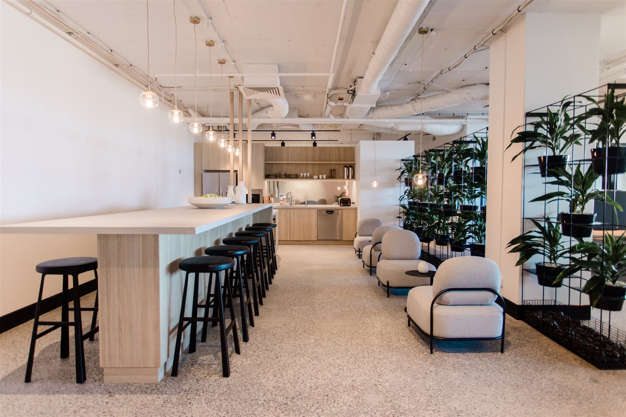  Vertical Garden in Office Dining Area 