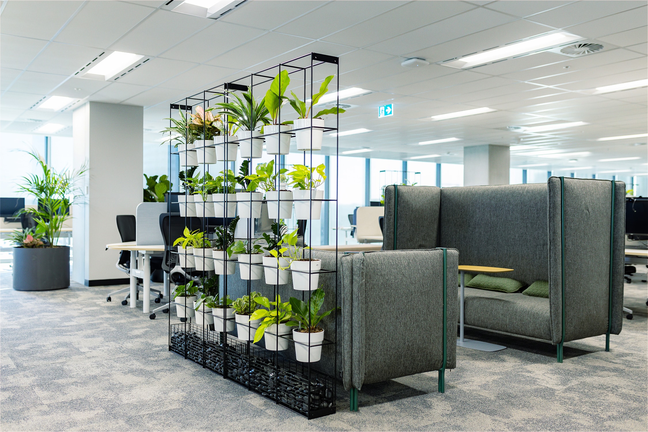 Freestanding Vertical Garden In Situ