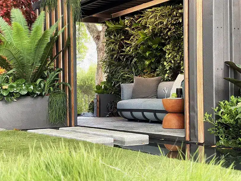 Vertical garden installation