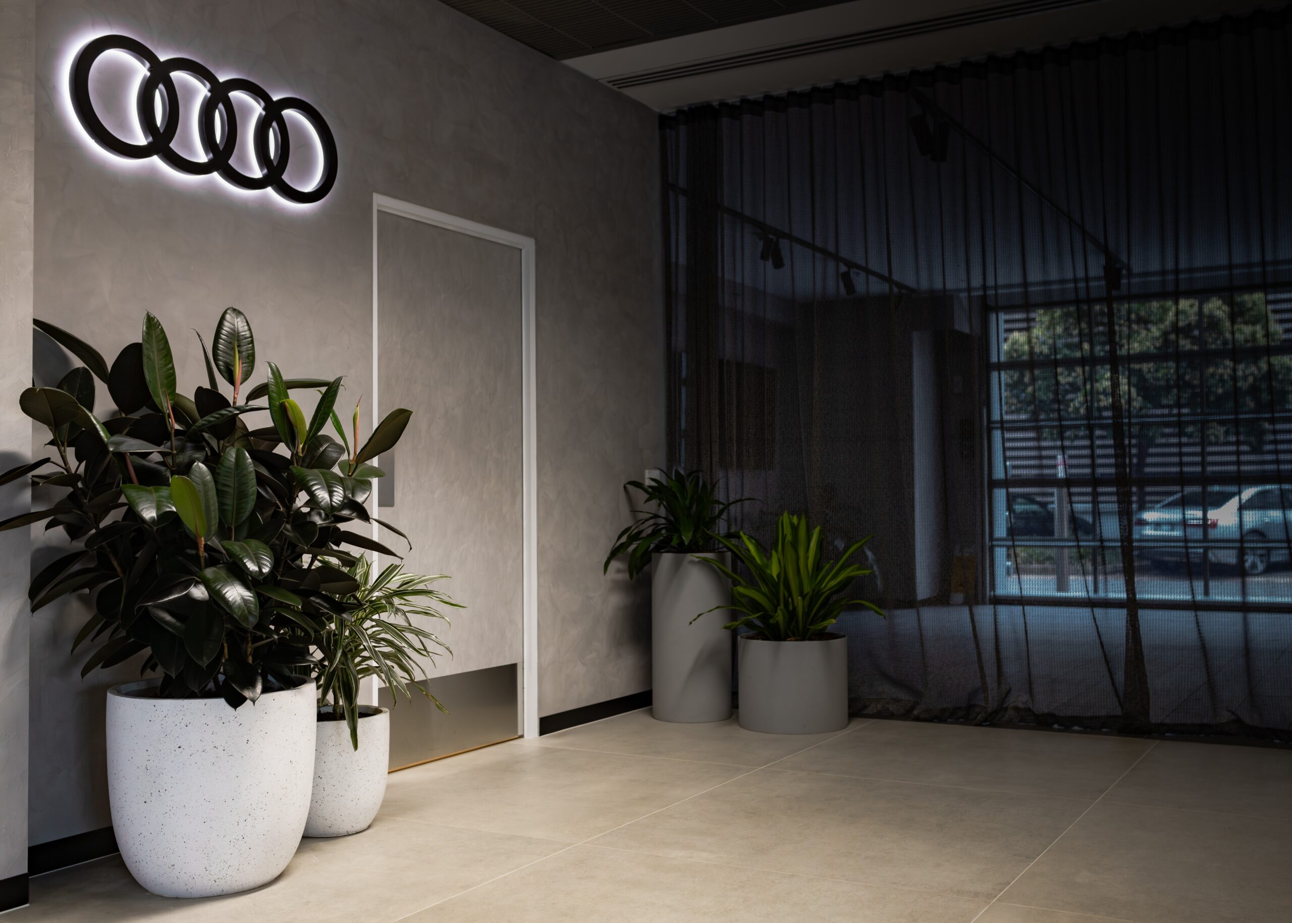 Indoor planting enhancing ambience in hospitality venue