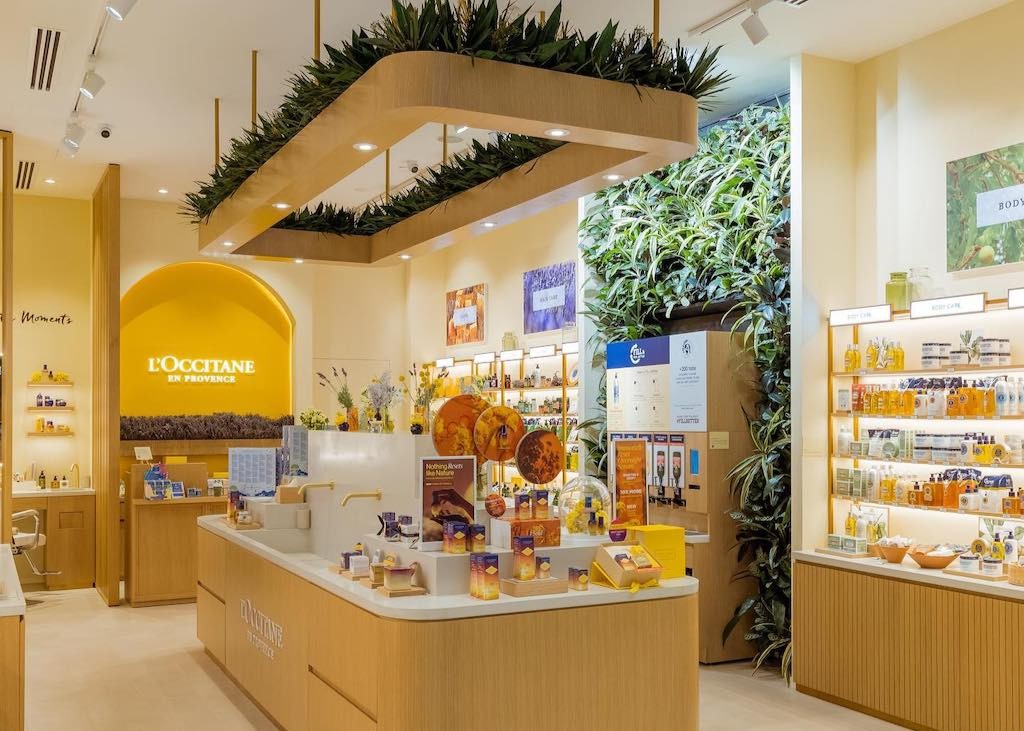 Lush indoor greenery creating welcoming hospitality atmosphere